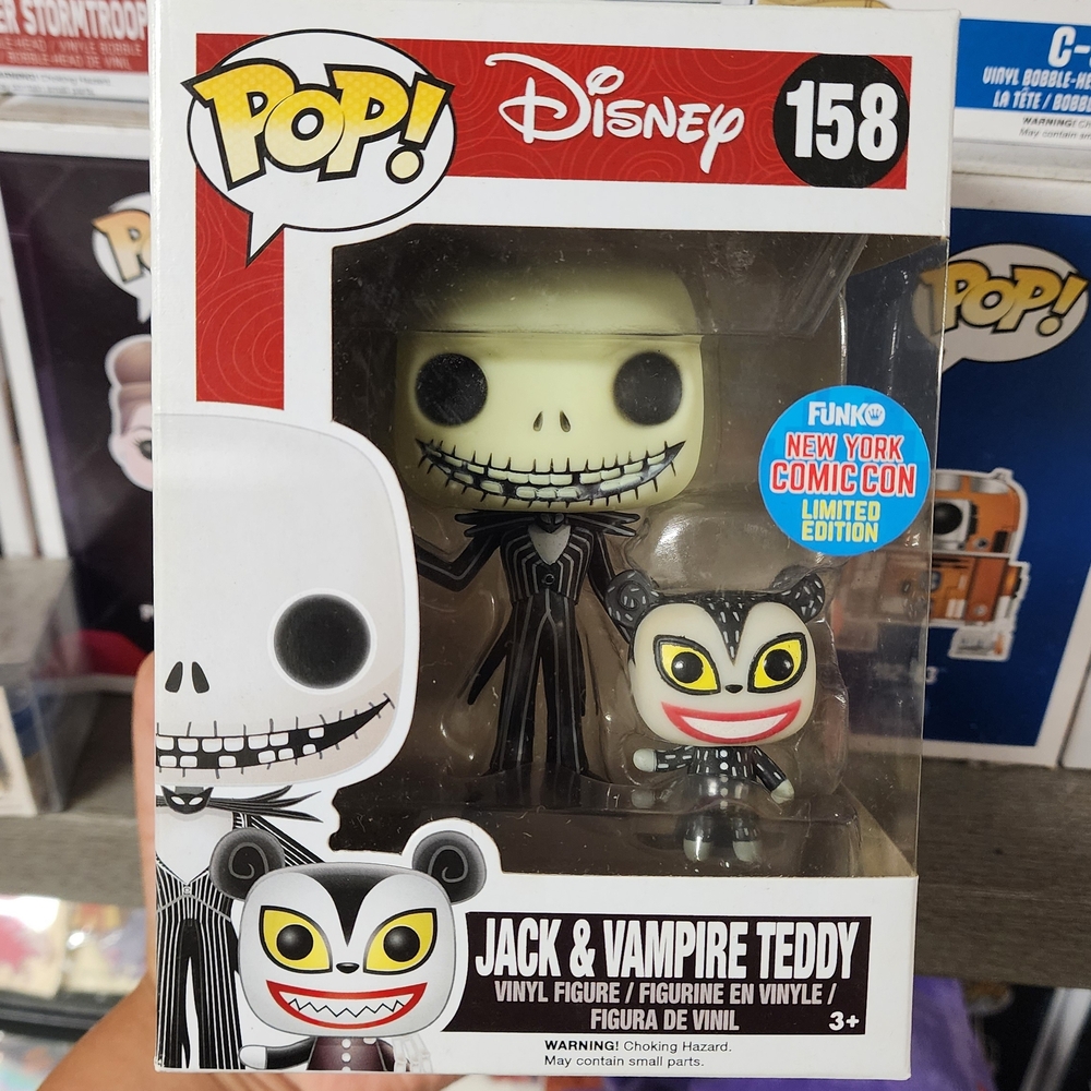 Disney Jack & Vampire Teddy Vinyl Figure